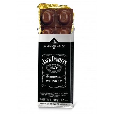 Schweizer Schokoladentafel Jack Daniel`s Tennessee Whiskey